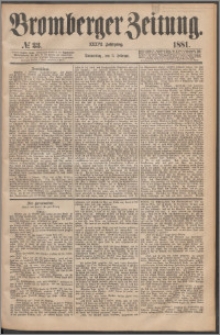 Bromberger Zeitung, 1881, nr 33