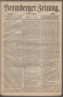 Bromberger Zeitung, 1881, nr 37