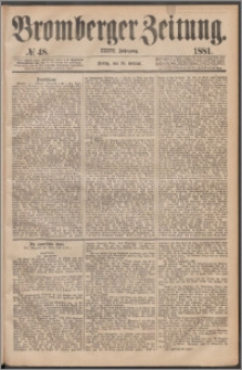 Bromberger Zeitung, 1881, nr 48