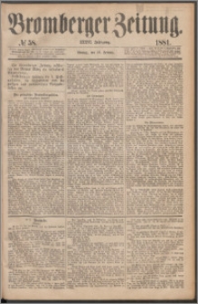 Bromberger Zeitung, 1881, nr 58