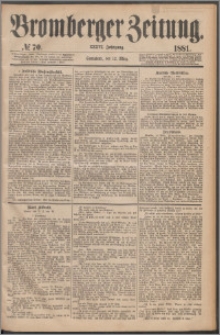 Bromberger Zeitung, 1881, nr 70