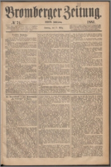 Bromberger Zeitung, 1881, nr 71