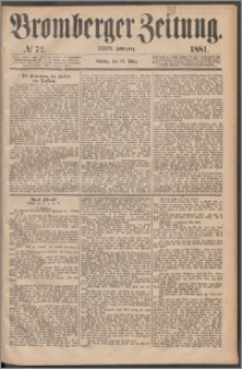 Bromberger Zeitung, 1881, nr 72