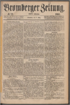 Bromberger Zeitung, 1881, nr 77
