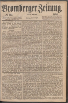 Bromberger Zeitung, 1881, nr 105