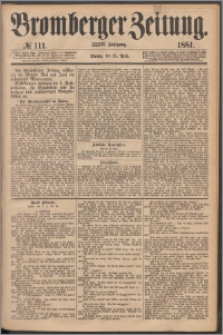 Bromberger Zeitung, 1881, nr 111