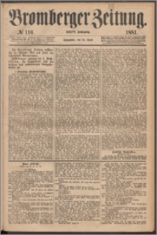 Bromberger Zeitung, 1881, nr 116