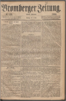 Bromberger Zeitung, 1881, nr 125