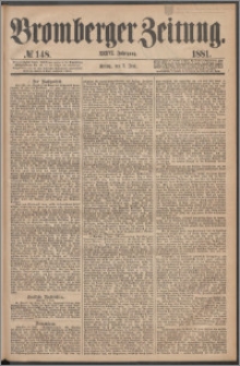 Bromberger Zeitung, 1881, nr 148