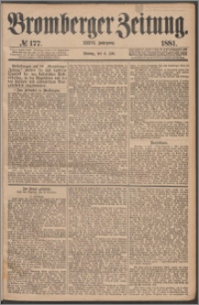 Bromberger Zeitung, 1881, nr 177
