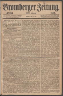 Bromberger Zeitung, 1881, nr 183