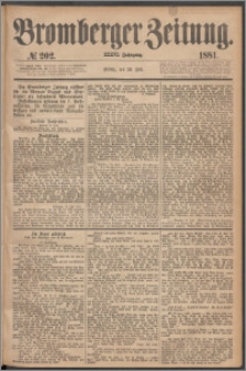 Bromberger Zeitung, 1881, nr 202