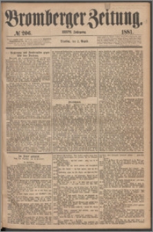 Bromberger Zeitung, 1881, nr 206