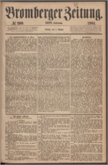 Bromberger Zeitung, 1881, nr 209