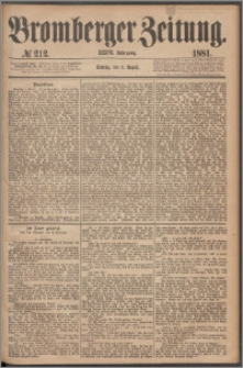 Bromberger Zeitung, 1881, nr 212
