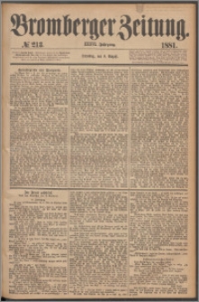 Bromberger Zeitung, 1881, nr 213