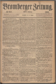 Bromberger Zeitung, 1881, nr 217