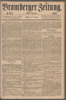 Bromberger Zeitung, 1881, nr 221