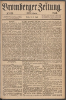 Bromberger Zeitung, 1881, nr 226