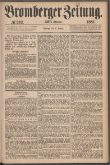 Bromberger Zeitung, 1881, nr 232