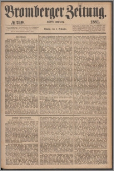 Bromberger Zeitung, 1881, nr 240