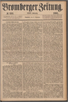 Bromberger Zeitung, 1881, nr 252