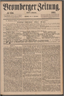 Bromberger Zeitung, 1881, nr 256