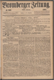 Bromberger Zeitung, 1881, nr 260