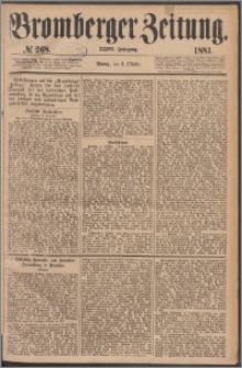 Bromberger Zeitung, 1881, nr 268
