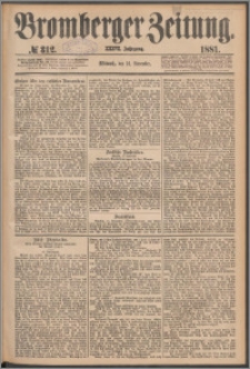 Bromberger Zeitung, 1881, nr 312