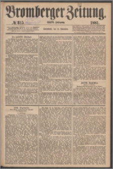 Bromberger Zeitung, 1881, nr 315