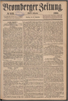 Bromberger Zeitung, 1881, nr 323