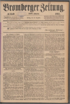 Bromberger Zeitung, 1881, nr 349