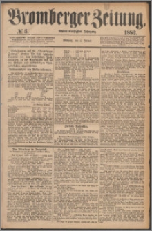 Bromberger Zeitung, 1882, nr 3