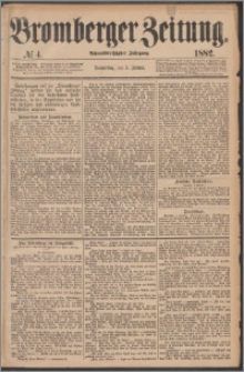 Bromberger Zeitung, 1882, nr 4