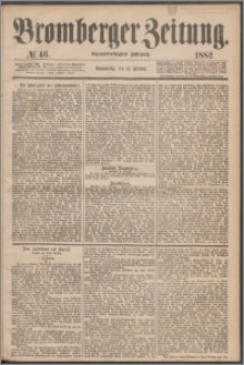 Bromberger Zeitung, 1882, nr 46