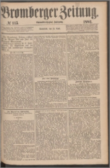 Bromberger Zeitung, 1882, nr 115