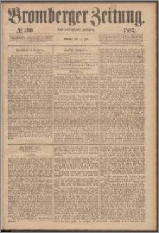 Bromberger Zeitung, 1882, nr 190