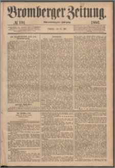 Bromberger Zeitung, 1882, nr 191
