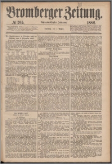 Bromberger Zeitung, 1882, nr 205