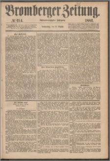 Bromberger Zeitung, 1882, nr 214