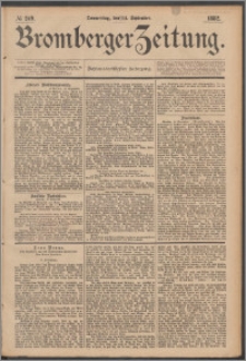 Bromberger Zeitung, 1882, nr 249