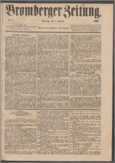 Bromberger Zeitung, 1883, nr 7