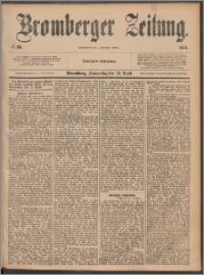 Bromberger Zeitung, 1884, nr 86