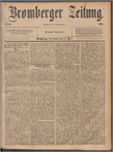 Bromberger Zeitung, 1884, nr 87