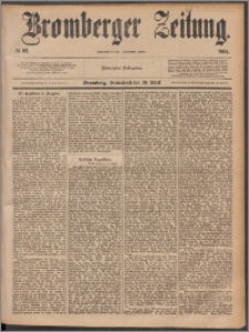Bromberger Zeitung, 1884, nr 92