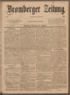Bromberger Zeitung, 1887, nr 37
