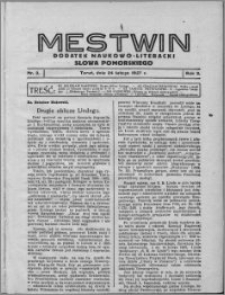 Mestwin, R. 3 nr 3, (1927)