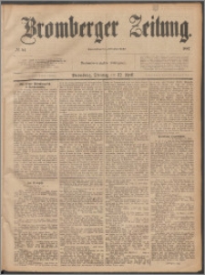 Bromberger Zeitung, 1887, nr 84
