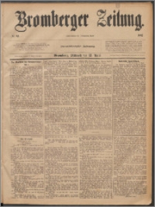Bromberger Zeitung, 1887, nr 85